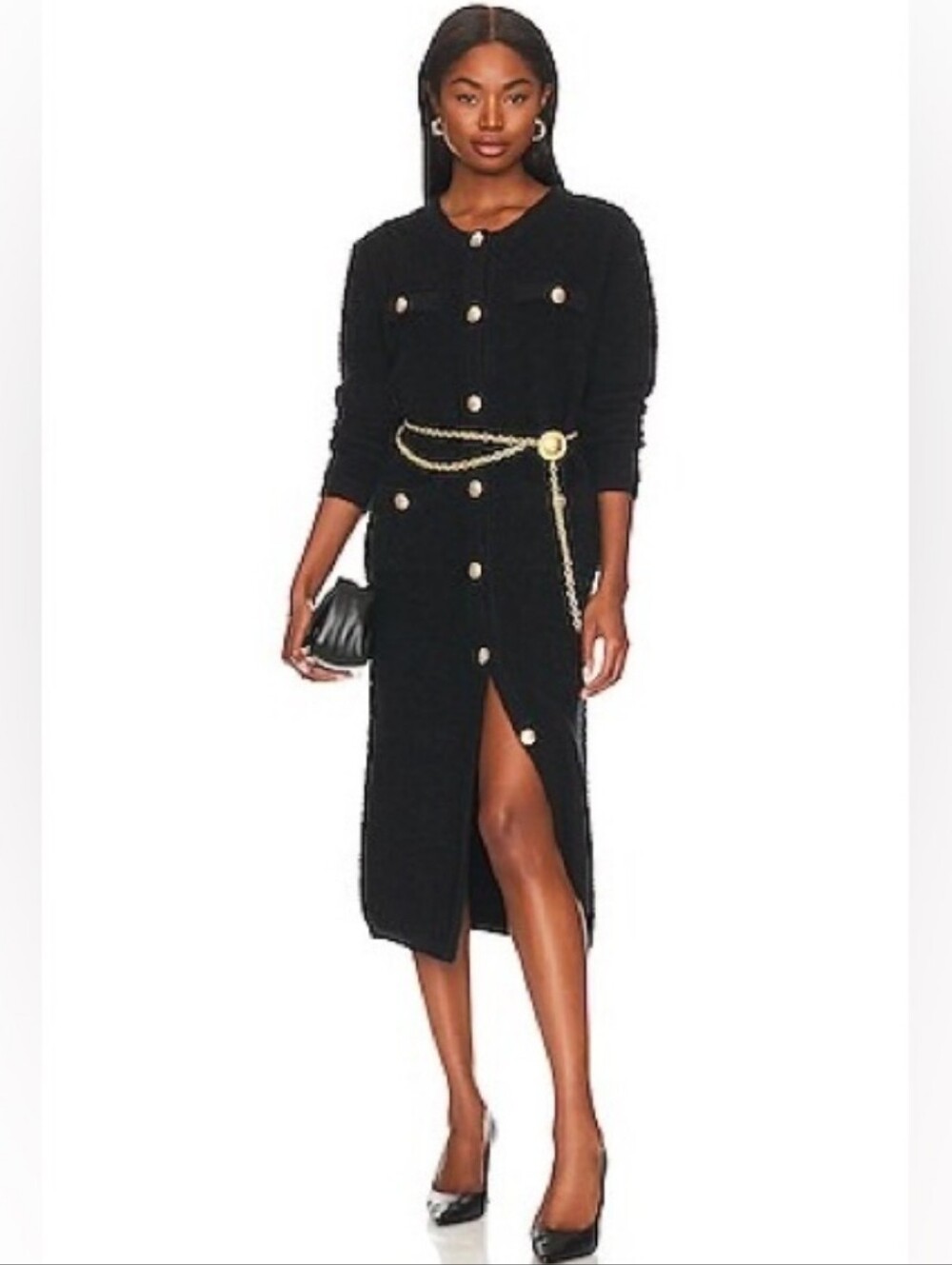 Line And Dot Ivy Cardigan Boucle Button Up Down Dress Revolve